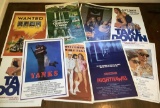 10 Original Movie Posters - Folded, Some Have Border Tears - 27½