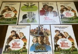7 Original Movie Posters - Folded - 24¾