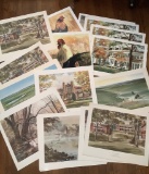 18 J.R. Hamil Prints - Various Subjects, Largest Is 17½