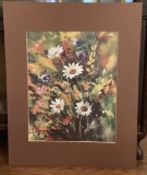 J.R. Hamil Print - Daisies, Artist Signed, 16