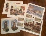 11 J.R. Hamil Prints - Various Kansas City Scenes, Some Are Artist Signed,