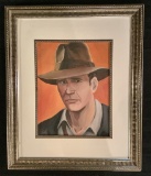 Oil On Board - Harrison Ford As Indiana Jones, 18¾