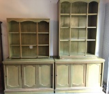 Vintage Wooden Cabinets & Bookcases - LOCAL PICKUP OR BUYER RESPONSIBLE FOR