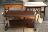 3 Vintage Tables Etc. - LOCAL PICKUP OR BUYER RESPONSIBLE FOR SHIPPING !