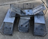 4 Metal Animal Traps