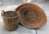 2 Woven Baskets