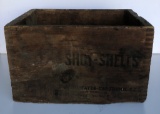 Cool Old Mitered Wooden Shell Box