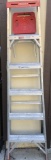 6' Werner Aluminum Ladder - LOCAL PICKUP OR BUYER RESPONSIBLE FOR SHIPPING
