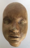 Terra Cotta Face Sculpture - 8