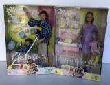 2 Boxed Happy Family Barbie Friends - Midge & Baby #56665, Alan & Ryan #567