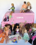 Lot Barbie Dolls & Others;     Barbie Camper