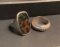 Sterling Band Ring & Sterling Ring W/ Stone - Sizes 9