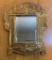 Vintage Arthur Court Hand Chased Brass Mirror W/ Beveled Glass - 19