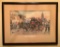 Print - The Pickwickians Arrive At Eatanswill, Framed W/ Glass, 23¾