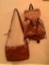 Nock Cole Haan Leather Bag;     Eddie Bauer Leather Backpack