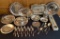 49 Pieces Silverplate;     Candlewick Plate
