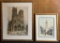 Color Print - Rheims Cathedral, Framed W/ Glass, 17