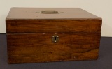Antique Wooden Hinged Box - 12