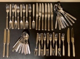 47 Pieces Italy Stainless Steel Flatware - Very Nice
