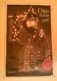 Vintage Plaza Banner - Plaza Holiday 1997