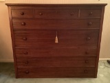 Nice Mahogany Dresser W/ 8 Drawers - 60