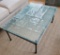 Cambridge Iron Coffee Table W/ Incredible Glass Top - LOCAL PICKUP ONLY !