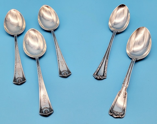 5 Sterling Spoons - 3.23 Ozt