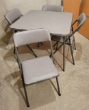 Cosco Folding Card Table W/ 4 Chairs - LOCAL PICKUP ONLY !