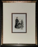 Sir John Everett Millais Etching - Going To The Park, 1872, Signed In Plate