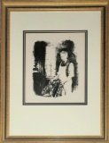 Edouard Vuillard Lithograph - The Host-Maitre D' Hotel, 1935, Framed W/ Gla