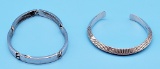Sterling Bracelet & Nickel Silver Bracelet - 1.12 Ozt