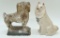 2 Vintage Chalk Dog Figures - 7