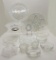 Estate Lot - Pressed & Pattern Glass, Includes Large Trays, Bowls, Cake Pla
