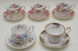 5 Misc. Royal Albert England Cup & Saucer Sets