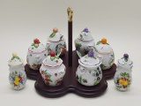 Lenox Jam Set On Tray - Includes Salt & Pepper Shakers