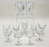 9 Pieces Misc. Stemware;     2 6½