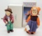 Hummel Girl Doll - Signs Of Spring, W/ Box;     Hummel Boy Doll - Little Fi