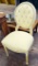 Cream & Yellow Chair - Needs New Foam - LOCAL PICKUP OR BUYER RESPONSIBLE F