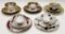 5 Vintage 3-piece Cup, Saucer & Plates Sets - Bareather Waldsassen Bavaria