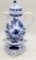 Bavaria Germany Blue & White 3-pieces Coffee Server W/ Warmer, 13½