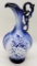 Vintage Blue & White Ewer - 14