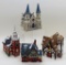 4 Misc. Ceramic Christmas Villages