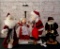 Vintage Telco Animated Christmas Santa & Mrs. Claus - W/ Box;     2 Santas