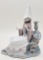 Large Lladro Figure - Young Woman W/ Hennin Hat, 15