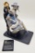 Large Nadal Figure - Lady W/ Cat In Chair, Model 24500, #27, 14½