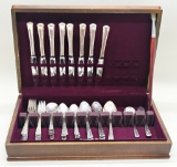 Set Of Vintage Holmes & Edwards Silverplated Flatware - May Queen, 56 Piece