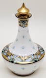 Pickard Limoges Art Nouveau Hand Painted Perfume Bottle - 6½