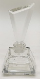 Vintage Perfume Bottle & Cut Beveled Glass Stopper - 7