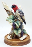 Andrea Woodpecker Bisque Figure W/ Base - 10