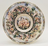 Vintage Italy Capodimonte Charger - 12½